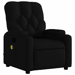 Avis Maison Chic Fauteuil de massage inclinable,Fauteuil luxe de relaxation Noir Tissu -MN61125