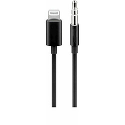 PremiumCord Câble Adaptateur Lightning vers Prise stéréo 3,5 mm Noir 1 m