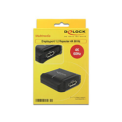 DeLOCK 11464 adaptateur et connecteur de câbles Displayport 20 pin, DC 5V Displayport 20 pin Noir