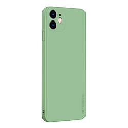 Coque en silicone souple vert pour votre Apple iPhone 12 Mini