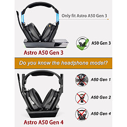 INF Oreillettes magnétiques pour casque avec boucle pour Astro A50 Gen3 PU+Highelasticcotton