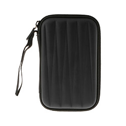 Avis Portable 2.5 hdd cas portable casque d'écoute câble mp3 / mp4 sac de rangement noir