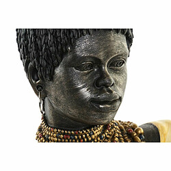 Avis Figurine Décorative DKD Home Decor Africaine 26 x 20 x 42 cm Noir Beige Colonial (2 Unités)