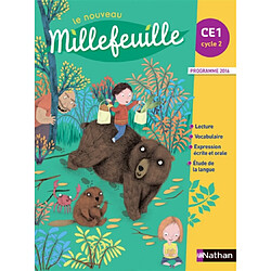 Le nouveau Millefeuille CE1, cycle 2 : programme 2016 - Occasion