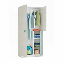 Loungitude Armoire enfant CYANN 3 portes pas cher