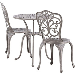 Avis Venture Home Table ronde et 2 chaises de jardin Nandin.