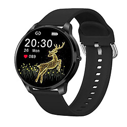 Chrono Montres Smart Watch pour Hommes Femmes, Tracker de Fitness 1.28 "Montre de Fitness Smartwatch à Écran Tactile, Moniteur de Sommeil, Podomètre, Tracker d'Activité Étanche IP68, Montre Connectée pour Téléphone Android / IOS(noir)