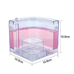 Avis Universal Fourmi House Art Habitat Fanny Fourmi Nest Decoration Pet Toys Color Special Acrylic Ant Farm Transparent Feeding Area | Pipe Tunnel (Rose)