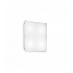 Ideal Lux Plafonnier Blanc FLAT 1 ampoule