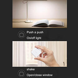 Wewoo Maison connectée APP Contrôleur Aqara Magic Cube Zigbee Version Six Actions contrôlées, besoin de travailler avec CA1001 Produit Blanc pas cher