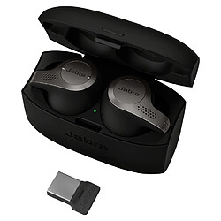 Jabra Evolve 65t casque et micro Binaural écouteur Noir Sans fil