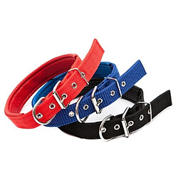 Wewoo Collier Chien & Chat bleu pour Animal de compagnie Neck Strap Neckband Chats Chiens Colliers, 3cm x 47cm de Colliers Pet Mousse Coton Polyester pas cher