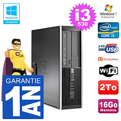 PC HP Compaq 8100 SFF i3-530 RAM 16Go Disque 2To Graveur DVD Wifi W7 - Occasion