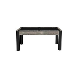 De Faugeres Billard convertible table 6 personnes Texas industriel et noir (tapis)