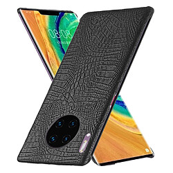 Wewoo Coque Rigide Pour Huawei Mate 30 Pro Shockproof Crocodile Texture PC + PU Case Noir