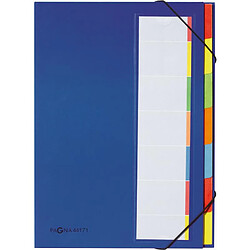 PAGNA Trieur DESKORGANIZER Color, 7 poches, bleu ()