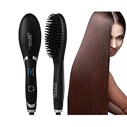 YP Select Soin des cheveux Brosse Peigne Safer Ceramic Hair Redressing Brush Brosse, Fast Natural Straight Hair Styling