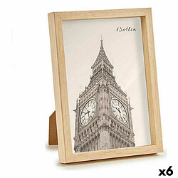 Gift Decor Cadre photo 15,6 x 2 x 20,7 cm Marron Plastique (6 Unités)