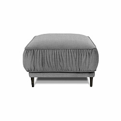 MAISON AUBERTIN Pouf S Fiorenzo Tissu Gris clair