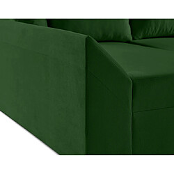 Acheter Bestmobilier Mike - canapé panoramique en U - 7 places - convertible - avec coffre - en velours