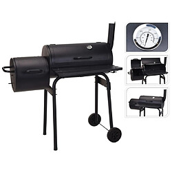 ProGarden Barbecue fumoir Noir