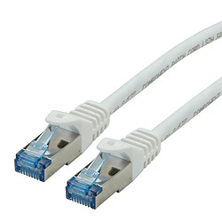 ROLINE CAT.6a S/FTP câble de réseau 2 m Cat6a S/FTP (S-STP) Blanc (ROLINE S/FTP PatchCd C6A.LSOH.CL.wht.2m)