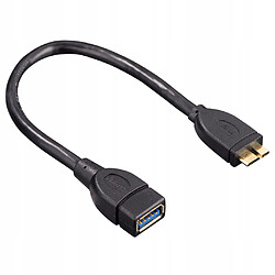 GUPBOO Adaptateur HAMA OTG USB 3.0 MICRO B Wt. -USB A Gn.,JL2188