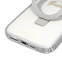 Guess Maroquinerie Guess Coque MagSafe iPhone 15 Pro Max - Argent pas cher