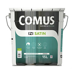 IZI'SATIN 15L - Peinture acrylique d'aspect satin en phase aqueuse - COMUS