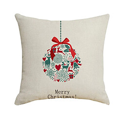 P51 4PCS 45 * 45cm Christmas De Noël Lettres Modèle Taie d'oreiller Taie d'oreiller Tampon Coussin Coussin Coussin House Meuble Décoration pas cher