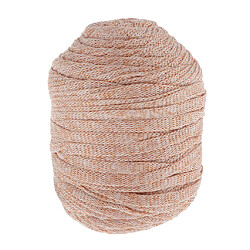 90-100m Glitter Cord Knitting Crocheting Rope Thread Ribbon Champagne