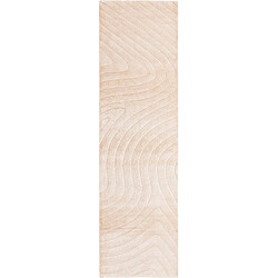 Vidal Tapis de couloir en laine 292x79 brun Darya