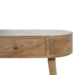 Avis Artisan Furniture Console en bois massif Albion chêne avec 1 tiroir, mobilier d'entrée, console