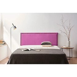 Tête de Lit Tapisée MODENA Aqualine - 90 x 55 cm - Fuchsia - Moonia