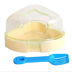 Wewoo Pour animaux de compagnie, Couleur Aléatoire à cinq branches Star Hamster salle de bains petites bassin de bain détachable ventilation baignoire