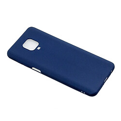 Coque en TPU couleur bonbon souple bleu foncé pour votre Xiaomi Redmi Note 9S/9 Pro/9 Pro Max