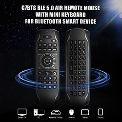 Universal Bluetooth 5.0 Mini-clavier G7 BTS Gyroscope Rétroéclairage IR Apprentissage Souris aérienne Télécommande sans fil Smart TV Boîte Ordinateur portable Tablette pas cher