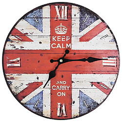 vidaXL Horloge murale vintage Royaume-Uni 30 cm