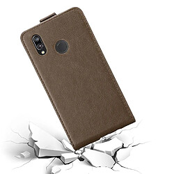 Cadorabo Coque Huawei P20 LITE 2018 / NOVA 3E Etui en Marron pas cher