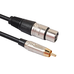 Avis câble audio rca mâle à xlr cordon femelle pour microphone à condensateur 10 mètres