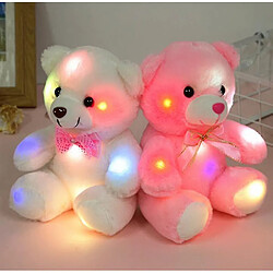 Universal 22 cm de haute qualité Luminal Bear Flash Teddy Plux Creative Creative Doll pas cher