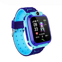 Universal Q12 Smartwatch pour enfants SOS Mobile Watch Smartwatch avec carte SIM Photos Imperméable IP67 Cadeau pour enfants IOS Z5S | Smartwatch (Bleu)