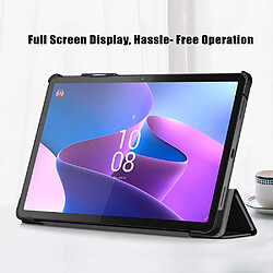 Etui en PU anti-chocs avec support pour votre Lenovo Tab P11 Pro Gen 2 - ne me touche pas