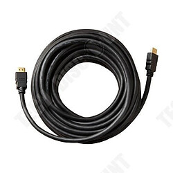 Tech Discount TD® Câble HDMI grande taille connectique et longueur connecteur efficacement périphérique format image grande résolution