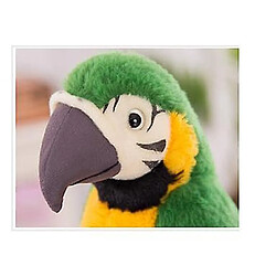 Universal Macaw Parrot Plush, Red Bird Stuffed Animal Plush Toy Doll Gifts For Kids(Green) pas cher