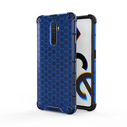 Wewoo Coque Souple Pour Oppo Reno Ace antichoc en nid d'abeille PC + TPU bleu