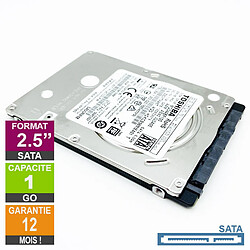 Disque Dur PC Portable 1To SATA 2.5 Toshiba MQ04ABF100 7mm 5400rpm 128Mo - Reconditionné