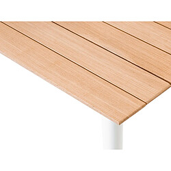 Acheter Table de jardin rectangulaire en bois teck Maldives - 4 places - Jardiline