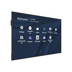 Viewsonic CDE8630 panneau d'affichage Mur Noir