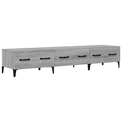 Maison Chic Meuble TV scandinave gris - Banc TV pour salon Sonoma 150x34,5x30 cm Bois d'ingénierie -MN17670